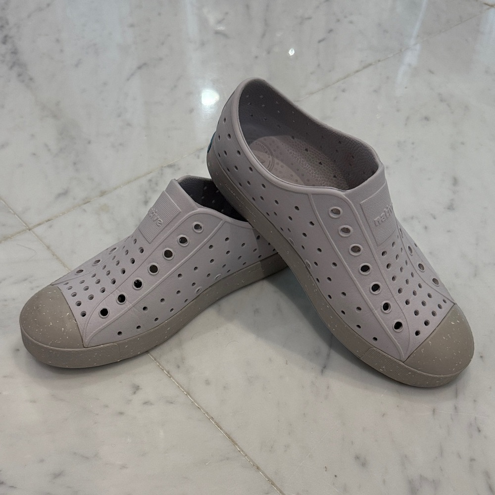 Native Jefferson Gray Slip-On Shoes
